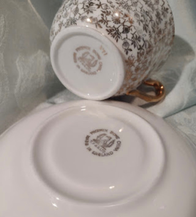 Extremely Rare  Phoenix  Bone  China Teacup & Saucer  in Arts & Collectibles in St. Albert - Image 4