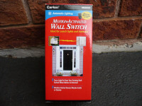 BNIB Motion activated wall switch with remote Automatic lighting