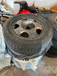 4 Toyo winter tires on rims for only $500! size: 225/65/17