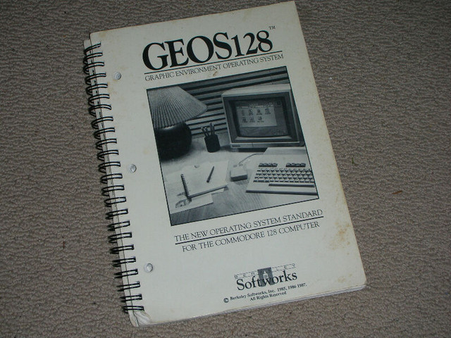 Commodore GEOS 128 Manual $10 in Services (Training & Repair) in Cole Harbour