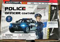 Joycover Police Officer Costume for Kids size L (7-10y)