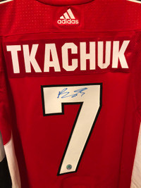 Tkachuk signed Jersey 