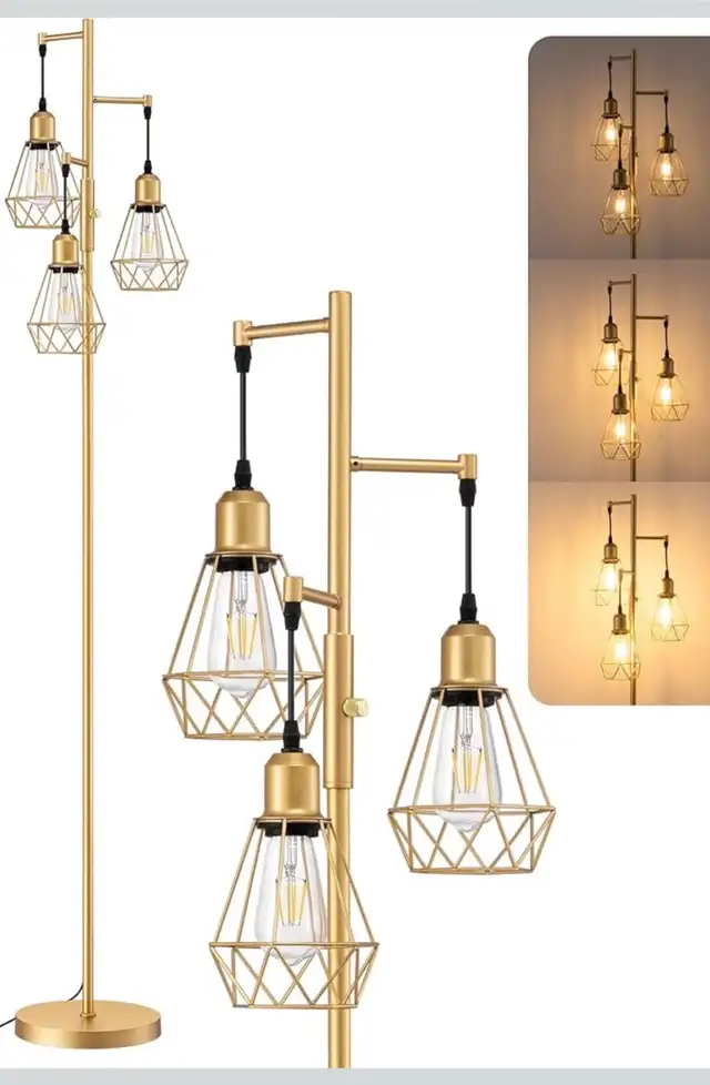 EDISHINE Farmhouse Floor Lamp in Indoor Lighting & Fans in Oshawa / Durham Region - Image 10