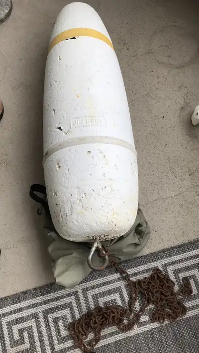 BUOY - 3 Foot ( 36” inch ) with 10 Foot Chain Attached., View more