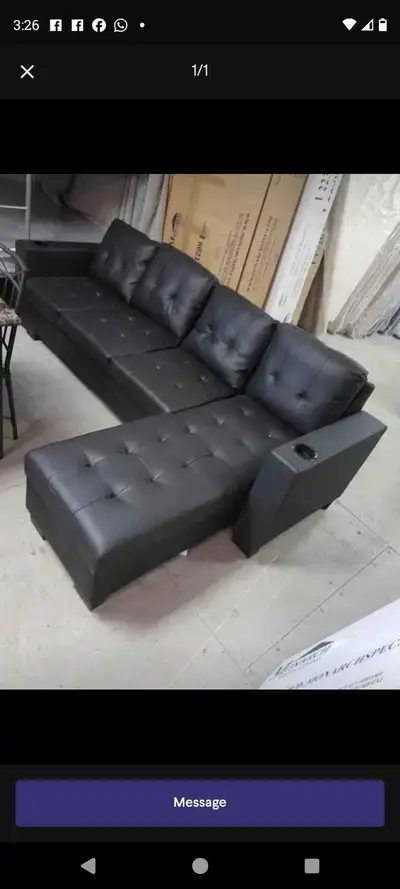 Premium Sectional Sofa - Brand New with Free Delivery, View more