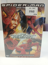 DVD : Spider-man BILINGUE La TRILOGIE sur DVD