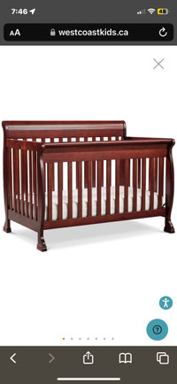 DaVinci Kalani 4-in-1 Crib, Toddler Bed, Daybed, Full-Sized Bed 