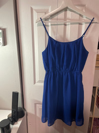 Blue dress size small