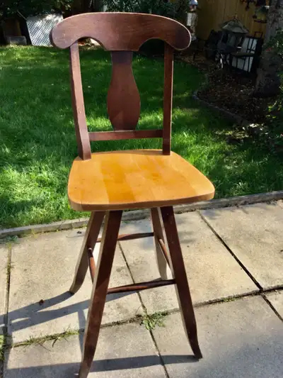 Wooden Swivel Bar Stool, View more