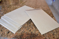 Envelopes (30) 9 1/5 x 6 1/5 inches