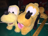 Pluto Dog 2x Plush little Pup Disney Dolls Mickey Room Hug 16"