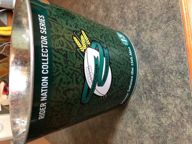 RIDER NATION PILSNER COLLECTOR PAIL in Arts & Collectibles in Regina