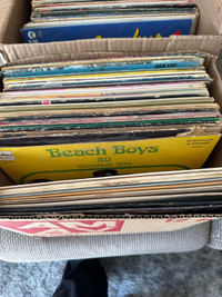 3 boxes of records 