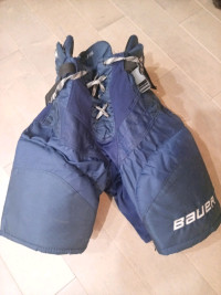 2 pairs of Blue BAUER Hockey pants