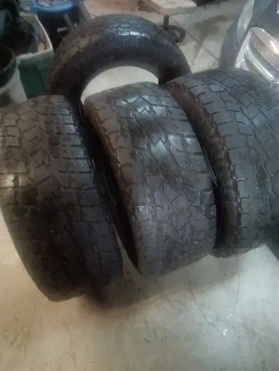 4- Toyo Open Country AT 2 tires. Still have a couple of years left on them. These tires are $620 + t...