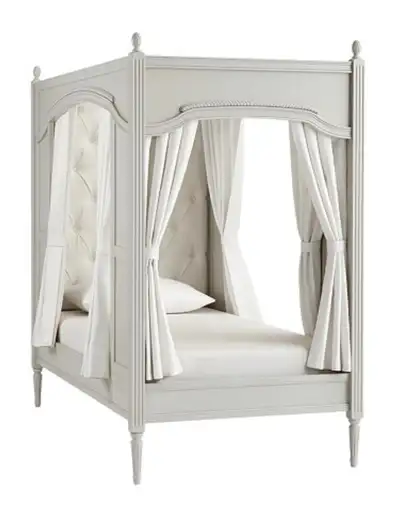 Pottery Barn Kids Blythe Carriage Bed with Trundle – Twin – Sead, View more