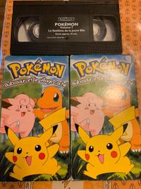 VHS. 3 Pokemon retrouvés
