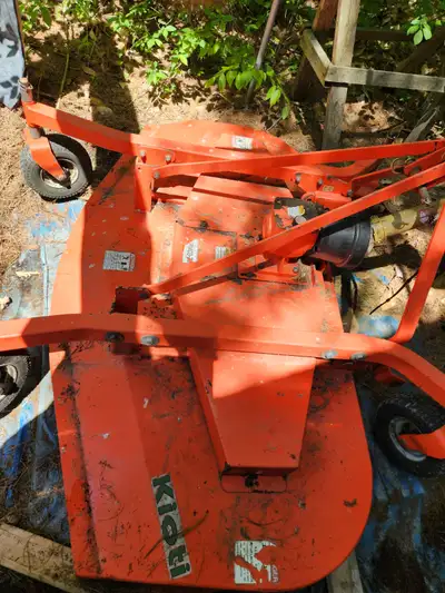 Kioti finishing mower, rear discharge, 3pt with pto shaft