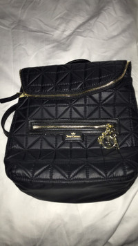 BRAND NEW JUICY COUTURE BLACK BACKPACK  PURSE