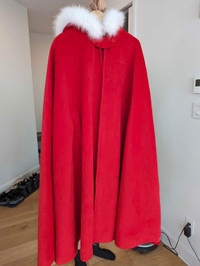 Red hood cape cosplay costume  jacket