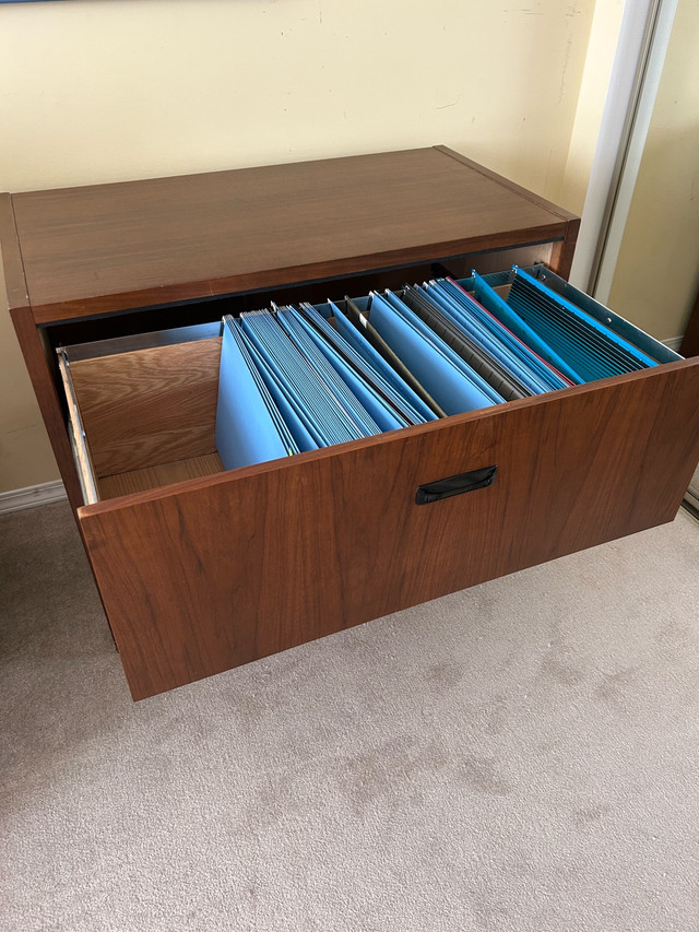 Solid wood legal filing cabinet in Bookcases & Shelving Units in Edmonton - Image 2