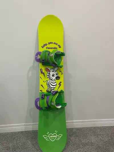 kid snow board 130cm+boot (34)+binding(purple/green), View more