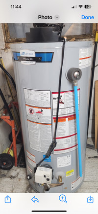 50 usg power vented water heater.