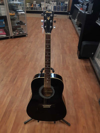 IBANEZ Black Acoustic Guitar