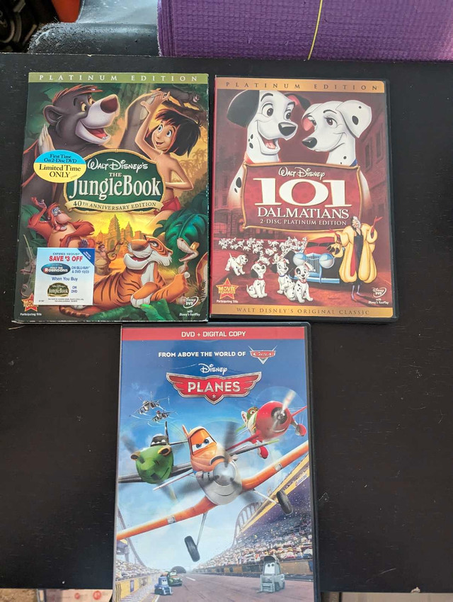 3 Disney Movies DVDS  in CDs, DVDs & Blu-ray in City of Toronto