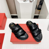 Slippers, Slides men's women's shoes Valentino, leather