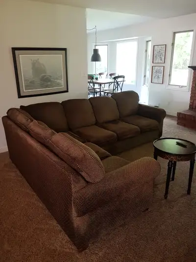 Chocolate Brown Couch - Amazing Condition - Built to Last, View more