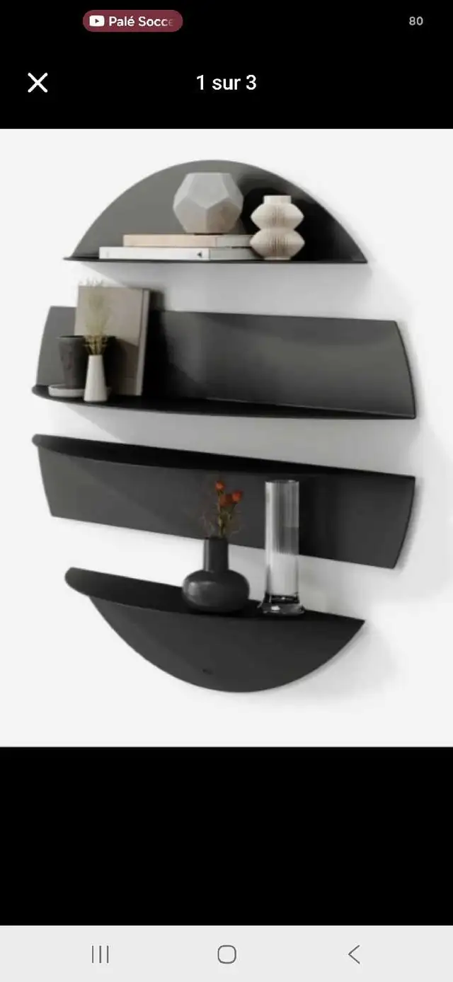 Neuf - Étagères murales Umbra Solis – Noir – Design moderne – 30 in Home Décor & Accents in Longueuil / South Shore - Image 6