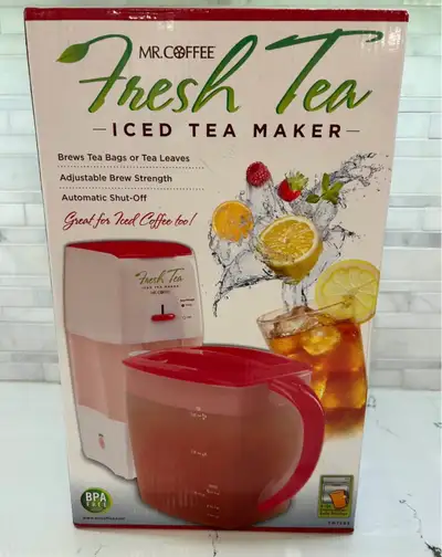 MR.COFFEE Fresh Iced Tea Maker- brand new- unused , View more
