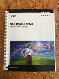 SAS course notes: Enterprise Guide 1 : Querying and Reporting