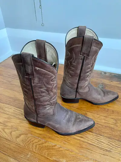 Pistolero Genuine Leather Cowboy Boots – Like New, View more