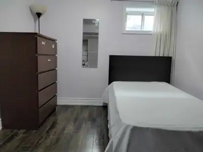 Furnished private basement room available for rent * Location near Lawrence Ave and Birtchmount Rd *...