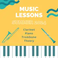 Music Lessons: Clarinet, Piano, Trombone, Theory