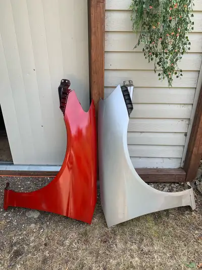 2 different year civic’s. Red fender is the drivers side, $100. Grey is passenger side $75