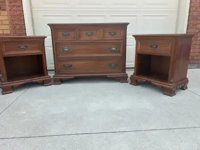 custom refinish available. GIBBARD dresser and 2nightstands, View more