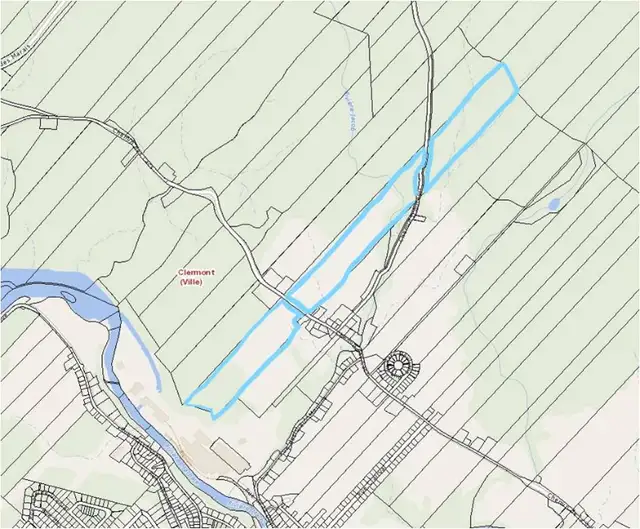 Terrain à vendre, à Clermont dans la Région de Charlevoix.