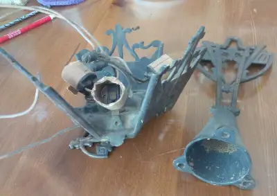 Vintage Victorian Hanging Light Fixture, Needs Some TLC, View more