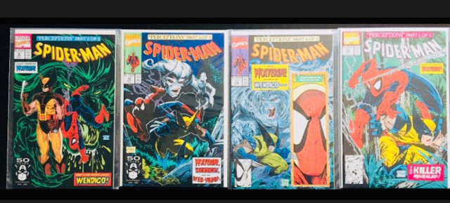 Perception Spider-Man Part 2 to 5 #9,10,11,12 in Comics & Graphic Novels in Brantford