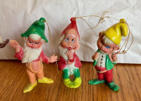 3 vintage Christmas ornaments -all 3 for $15