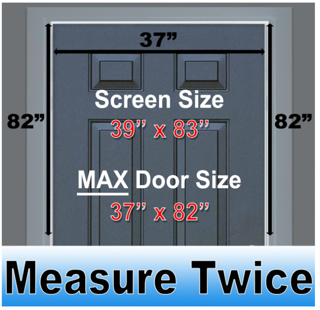 Mesh Magnetic Screen Door 39"x83" dans Habillage de fenêtres  à Ville de Montréal - Image 2