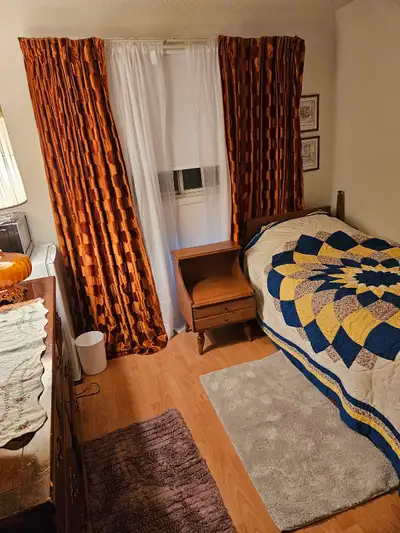 Furnished bedroom available with wifi and Laundry included Refrigerator and microwave