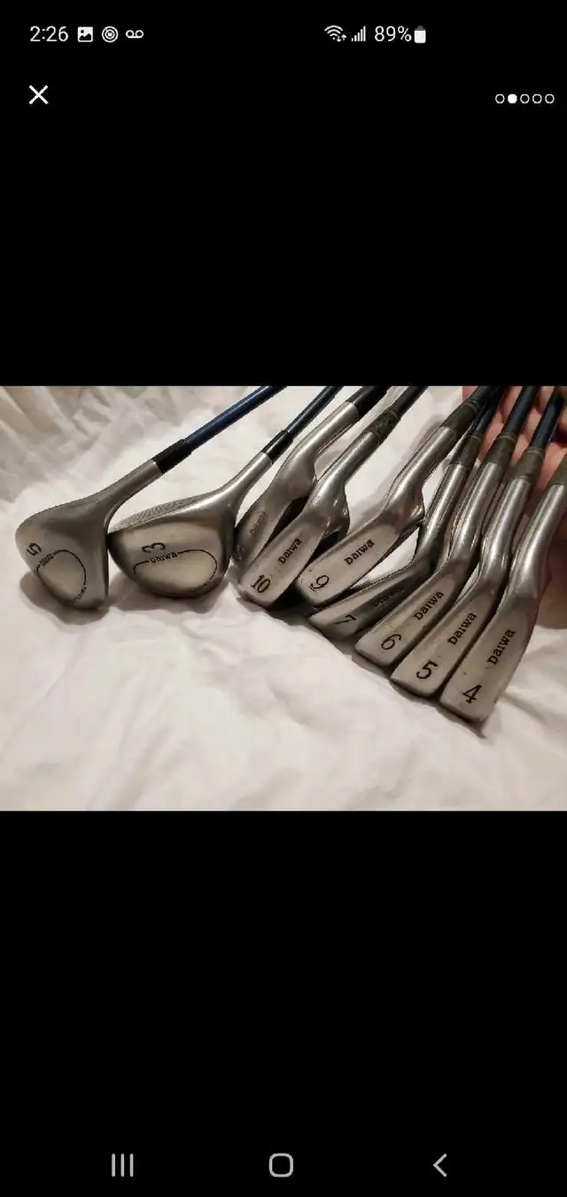 WOMENS RIGHT HANDED DIAWA TR2 LADY GOLF CLUBS in Golf in Barrie - Image 3