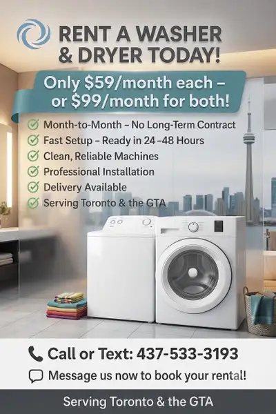 washer and dryer rentals, View more