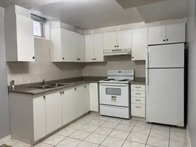 A very clean and spacious one bedroom basement with one parking is available for rent. close to all...
