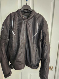 Rev'it breathable motorbike jacket with rem'ble waterproof liner