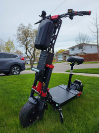 13" Tire 60V 50Ah 6000w high speed scooter WITHOUT WINGS sport